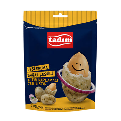 Tadım Sour Cream and Onion Seasoning Coated Peanuts 140 G